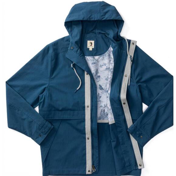 NEW DUCK HEAD men's drifter weather resistant jacket in midnight blue